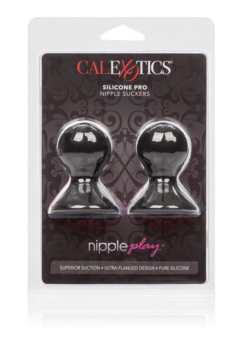 Succionadores de pezones de silicona Nipple Play Pro, color negro