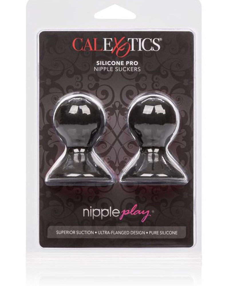 Succionadores de pezones de silicona Nipple Play Pro, color negro