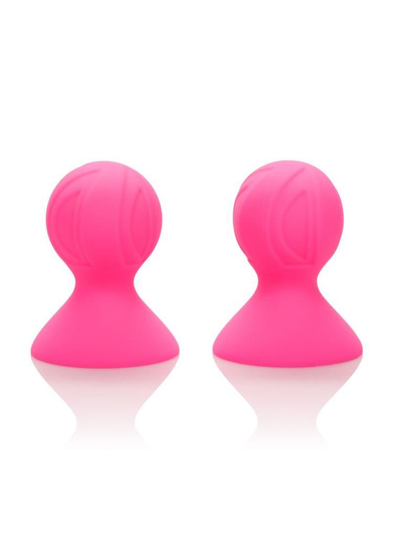 Succionadores de pezones de silicona Nipple Play Pro de color rosa