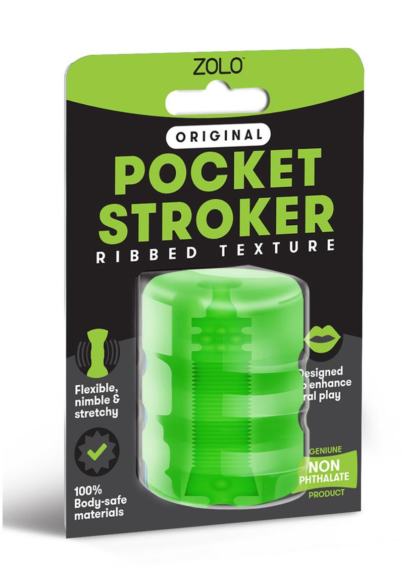 Zolo Original Pocket Stroker Textura acanalada Verde