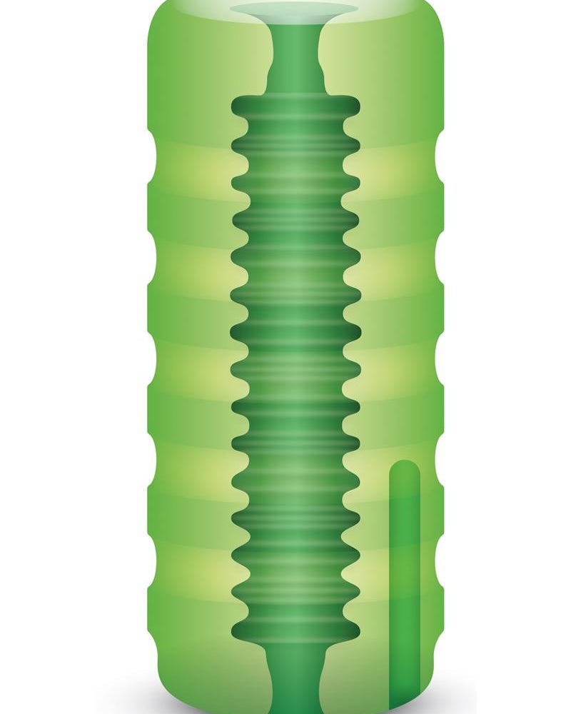 Zolo Original Stroker Squeezable Vibrating Masturbator Stroker Green