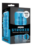 Zolo Backdoor Stroker Masturbador vibrador apretable Stroker Azul