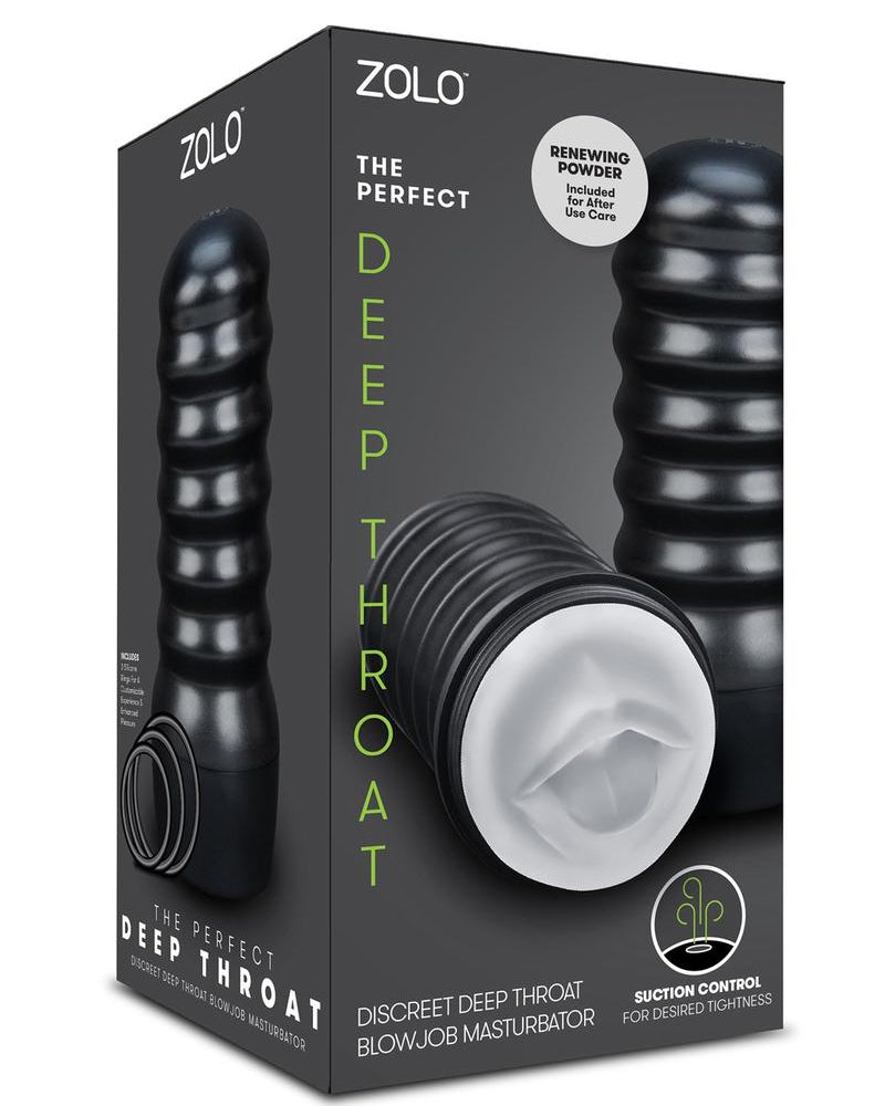 Zolo The Perfect Deep Throat Discreet Blowjob Masturbator Stroker Clear