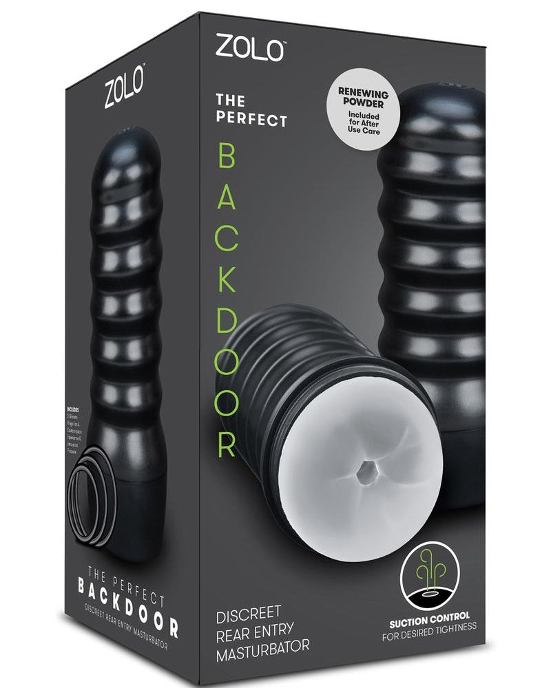 Zolo The Perfect Discreet Rear Entry Masturbator Stroker Clear