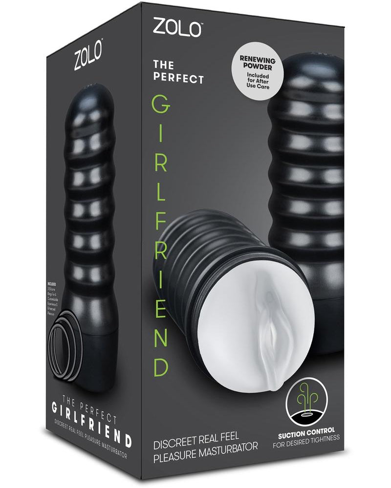 Zolo The Perfect Girlfriend Discreet Real Feel Masturbator Stroker Clear
