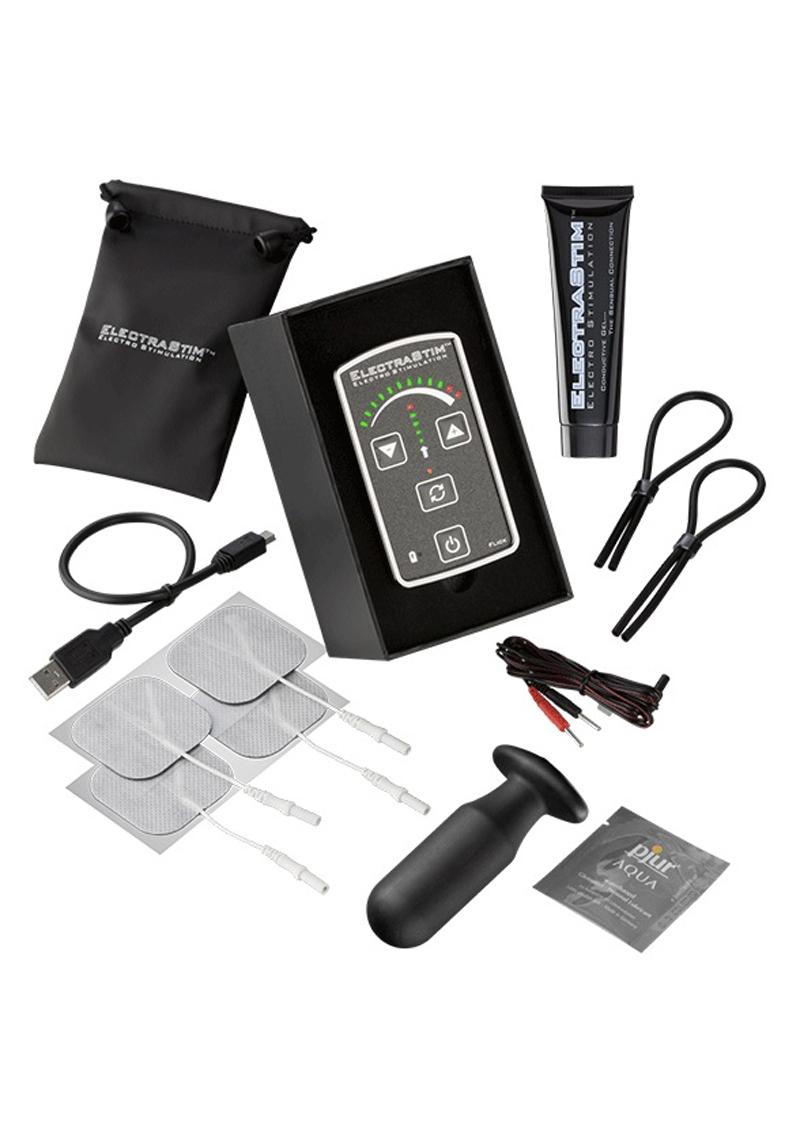 Estimulador sexual eléctrico ElectraStim Flick con control de movimiento, paquete múltiple