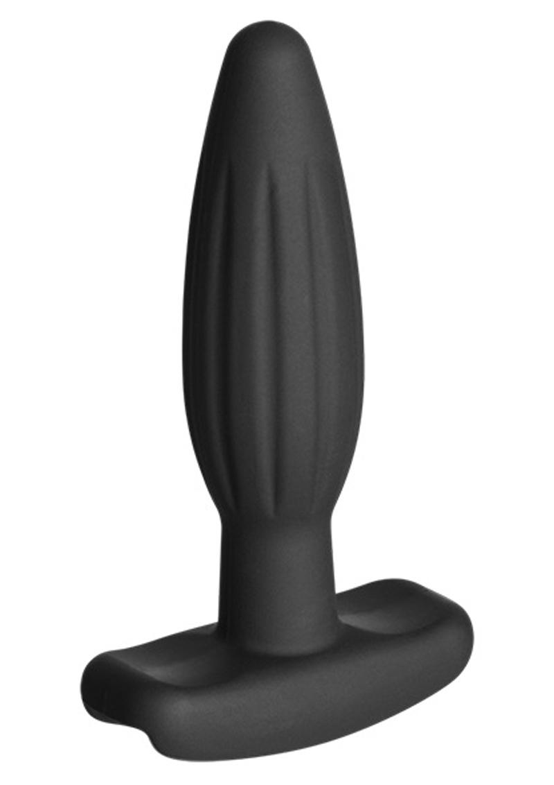 ElectraStim Rocker Silicone Noir Butt Plug Black Small