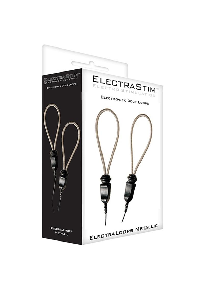 ElectraStim Electro-Sex Cock Loops Adjustable Metallic