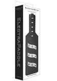 ElectraStim ElectraPaddle Electro-Sex Leather Paddle Black