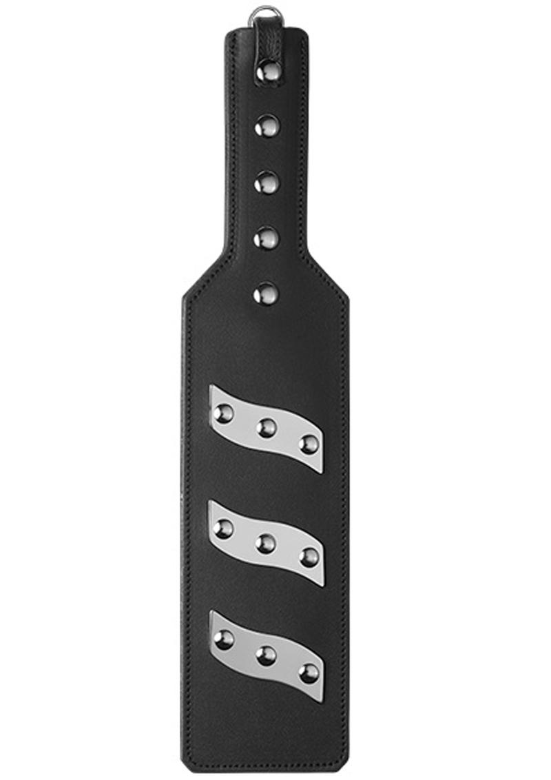 ElectraStim ElectraPaddle Electro-Sex Leather Paddle Black