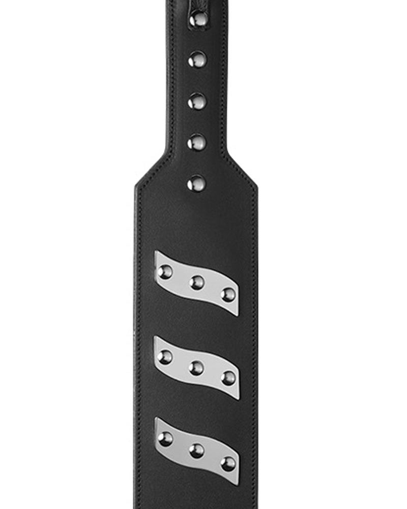 ElectraStim ElectraPaddle Electro-Sex Leather Paddle Black