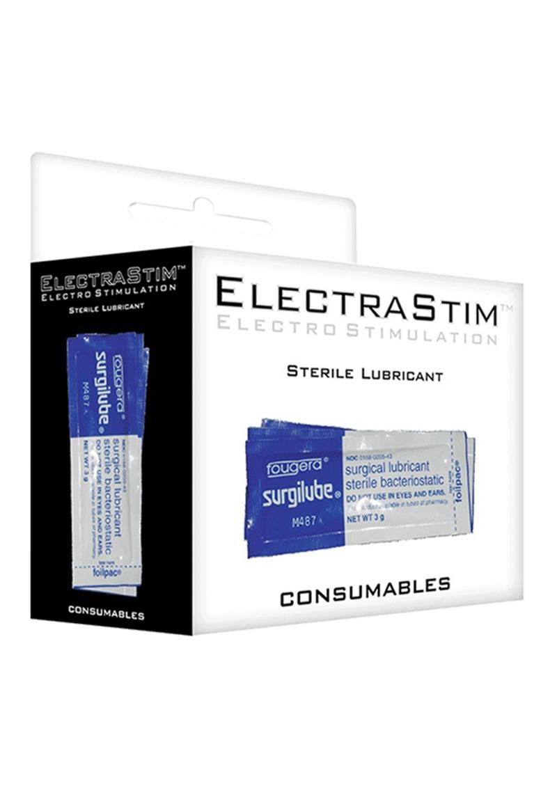 Paquetes de lubricantes estériles Electrastim, paquete de 10