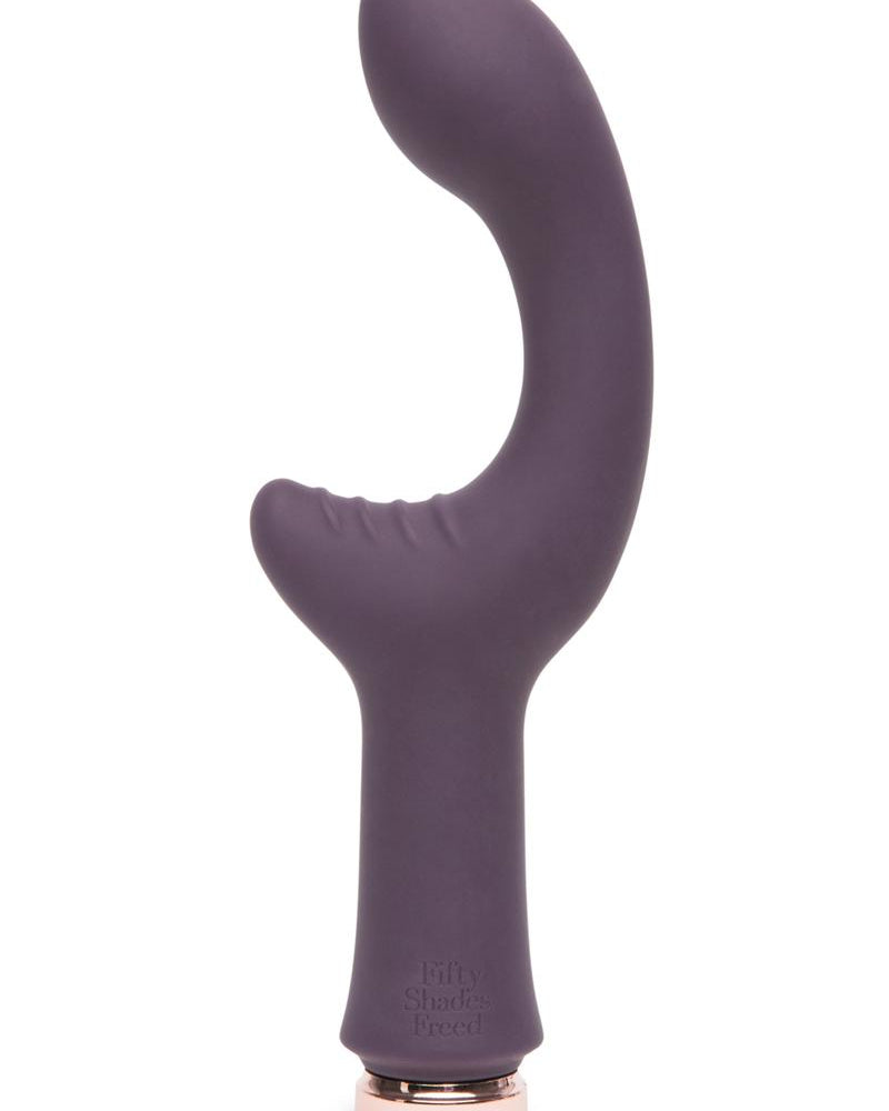 Fifty Shades Freed Lavish Attention USB Rechargeable Clitoral and G-Spot Vibrator Waterproof Black