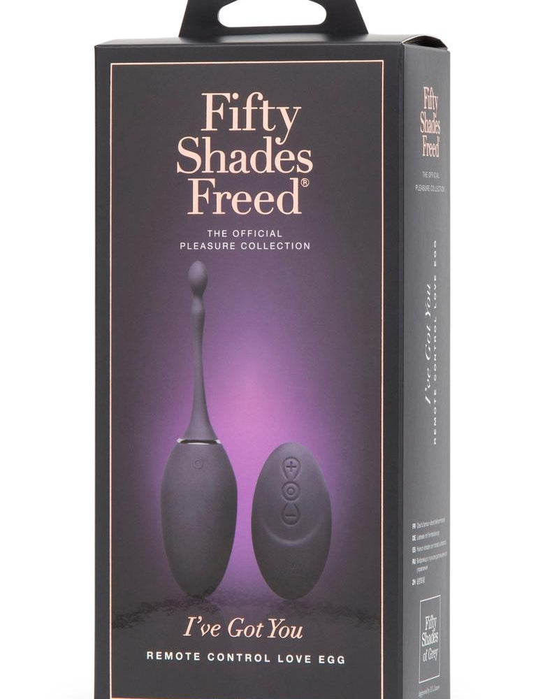 Fifty Shades Freed I`ve Got You USB Rechargeable Remote Control Love Egg Waterproof