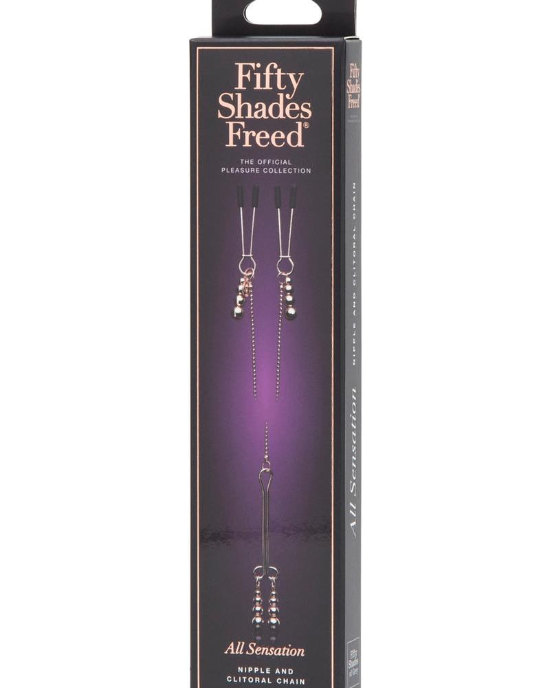 Cadena para pezones y clítoris All Sensation de Fifty Shades Freed