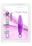 Plug anal para dedos Climax - Morado oscuro