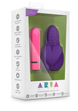 Aria Mi Vibe Silicone Rechargeable Bullet Kit Waterproof Plum