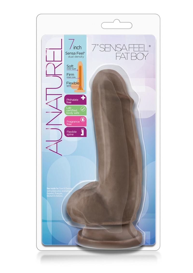 Au Naturel - 7inch Dildo Non Vibrating Brown