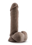 Au Naturel - 8inch Dildo Rubber Brown