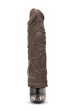 Dr. Skin Cock Vibe 10 Realistic Vibrator Splashproof Chocolate 8.5 Inch