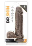 Consolador realista Mr Magic de Dr Skin, chocolate, 23 cm