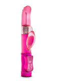 Vibrador giratorio con forma de delfín bailarín Sexy Things, fucsia, 9 pulgadas