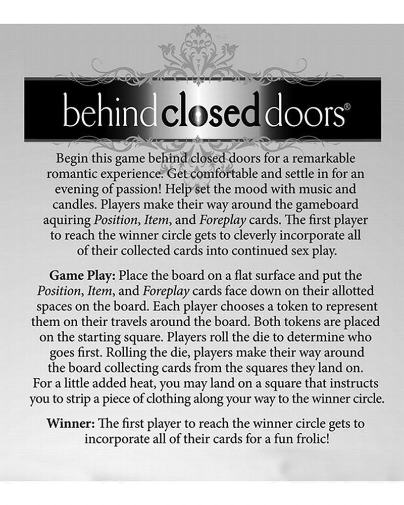 Little Genie Behind Closed Doors Board Game For Lovers