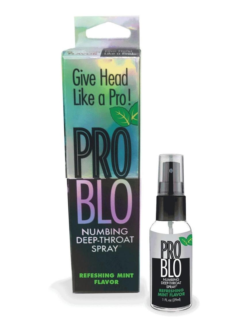 Pro Blo Numbing Deep Throat Spray Refreshing Mint Flavor