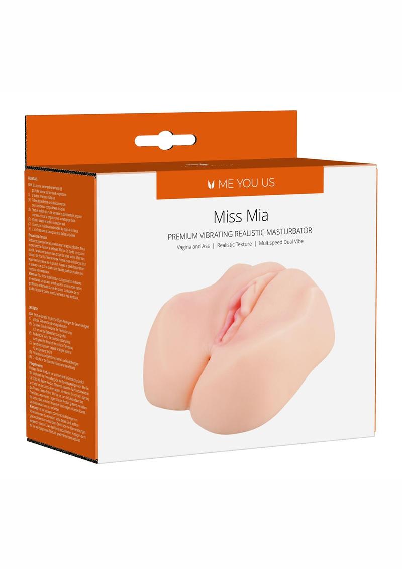 Linx Miss Mia Vibrating Realistic Masturbator With Bullets Waterproof