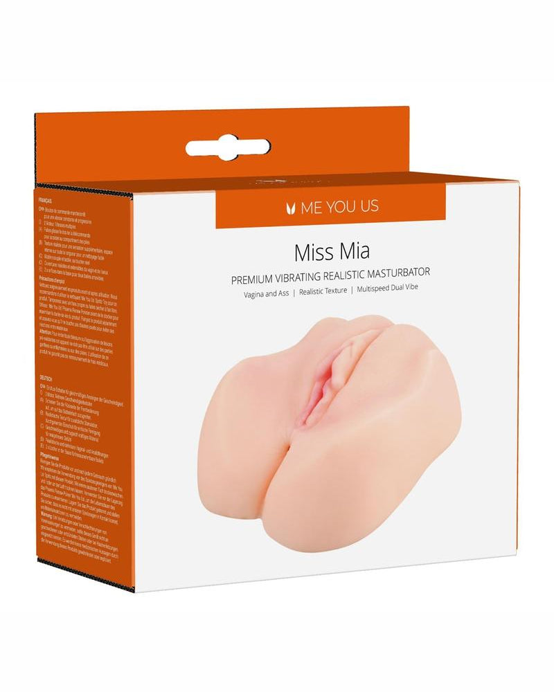 Masturbador realista con balas y vibración Linx Miss Mia resistente al agua