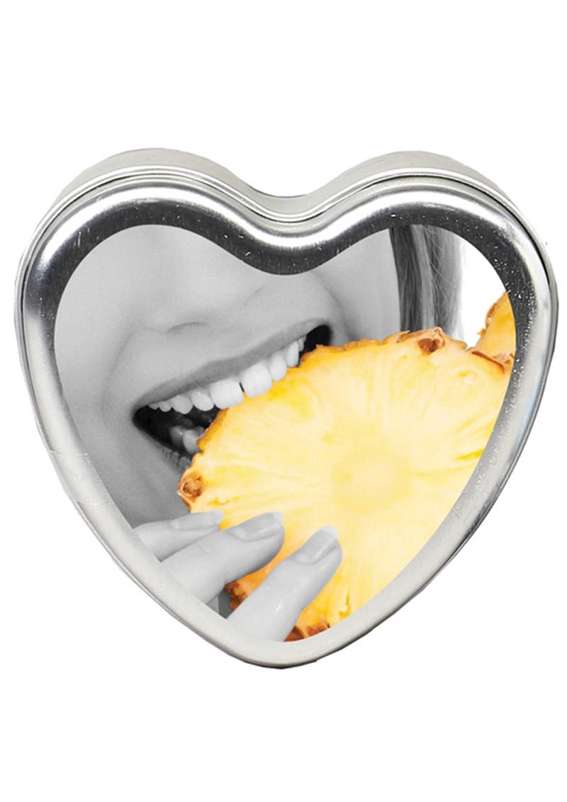 Vela vegana tropical comestible de piña