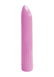 El vibrador 9 Pastel resistente al agua de 7 pulgadas en color rosa