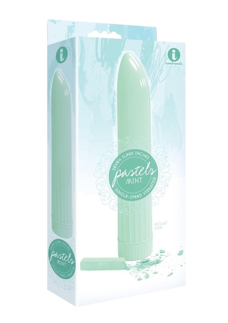 El vibrador Pastel 9 impermeable de 7 pulgadas color menta