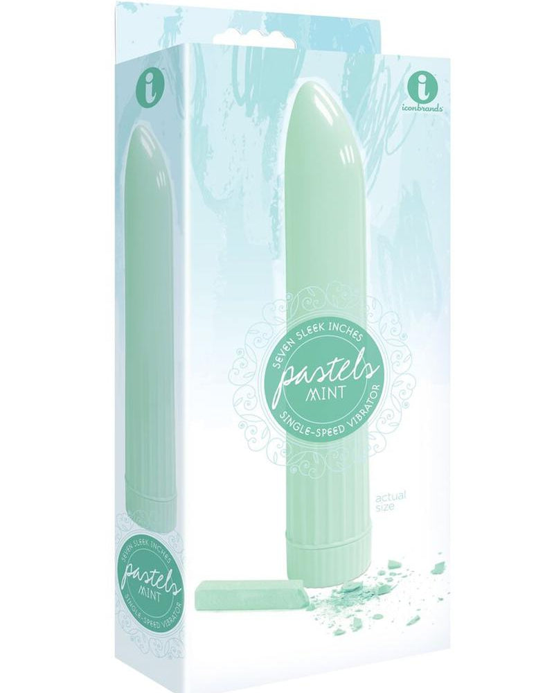 El vibrador Pastel 9 impermeable de 7 pulgadas color menta