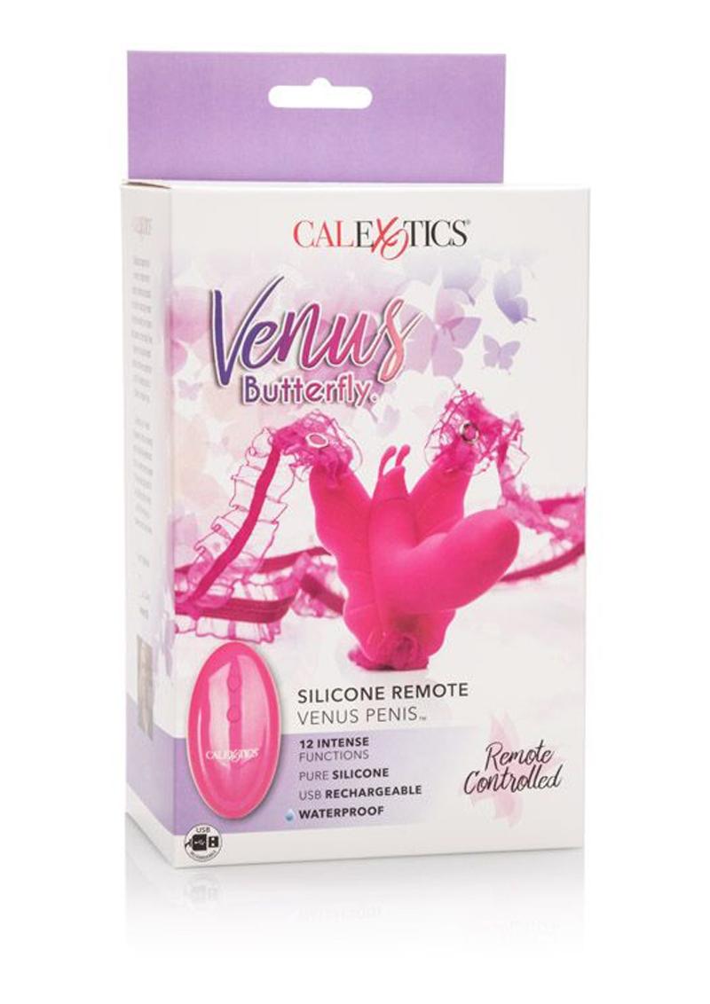 Venus Butterfly Silicona Remoto Venus Pene USB Recargable Impermeable Rosa