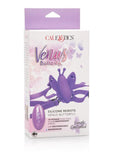 Mando a distancia Venus Butterfly de silicona, recargable por USB, resistente al agua, color morado