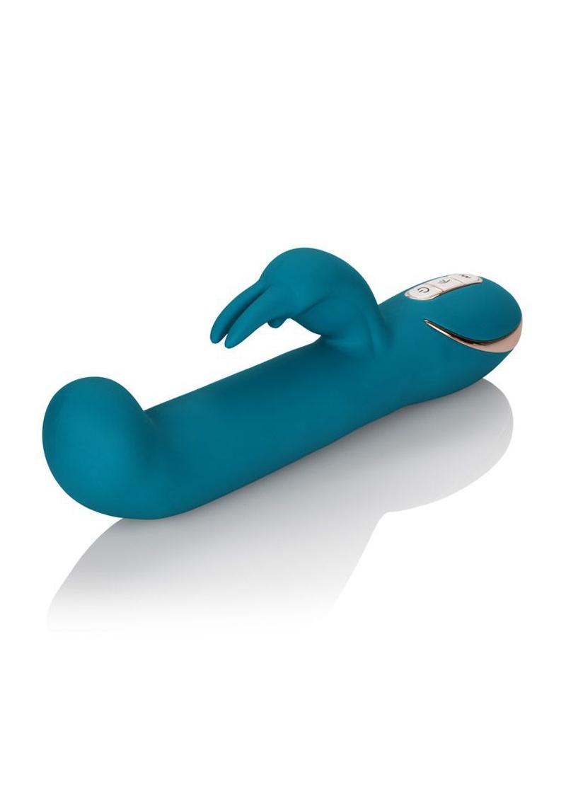 Conejo mecedor de silicona Jack Rabbit Signature, recargable por USB, resistente al agua, color azul