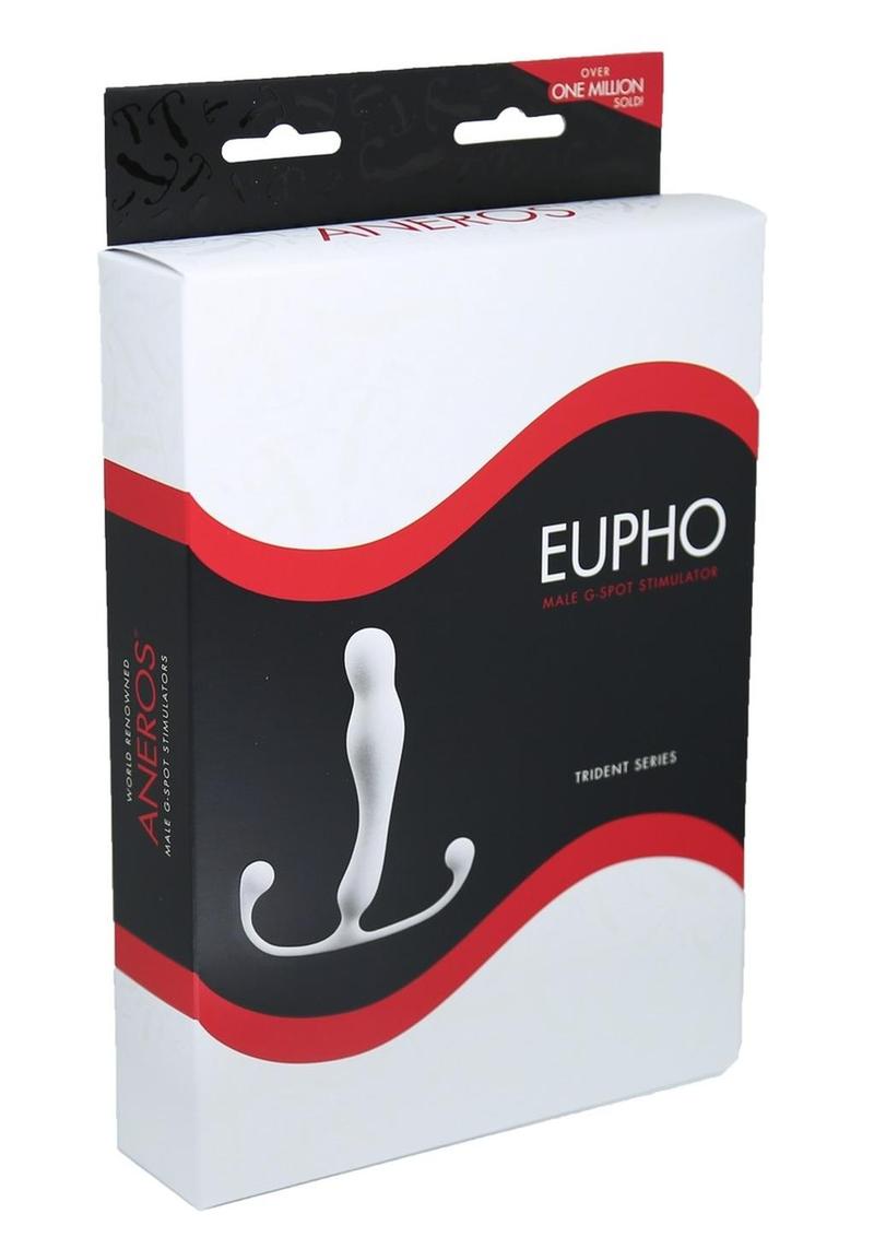 Estimulador del punto G masculino Aneros Eupho Serie Trident Blanco