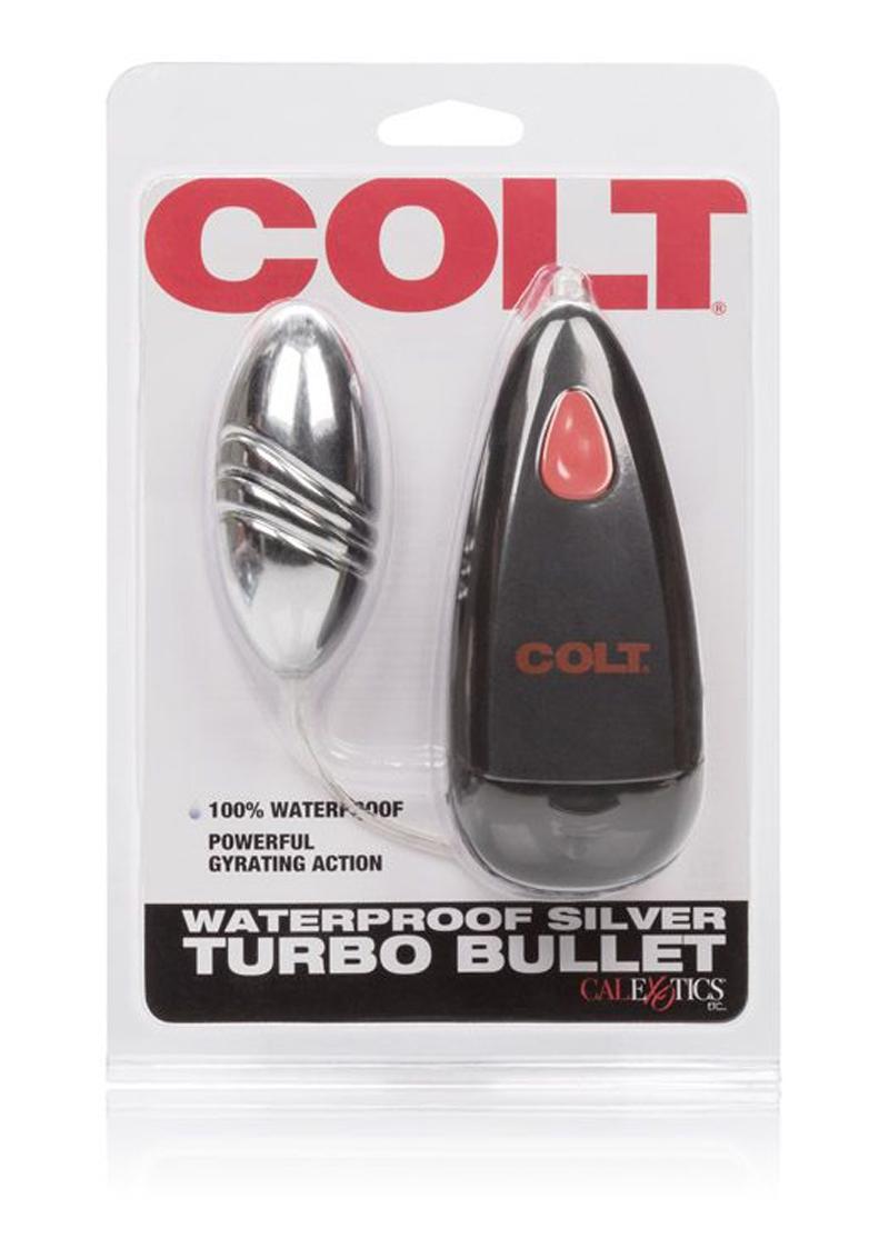 Mando a distancia con cable Colt Turbo Bullet resistente al agua, color plateado