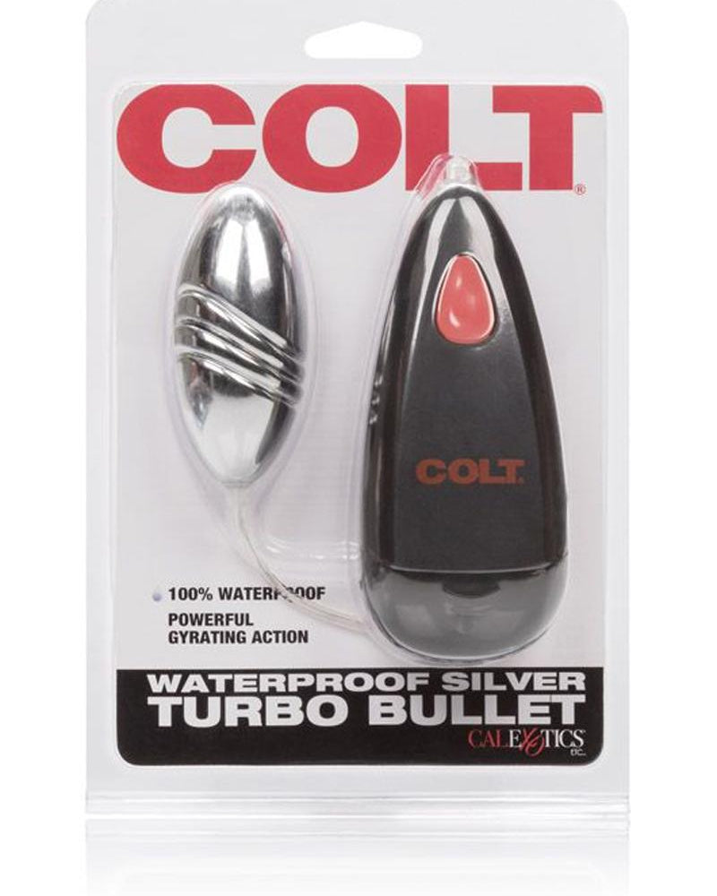 Mando a distancia con cable Colt Turbo Bullet resistente al agua, color plateado