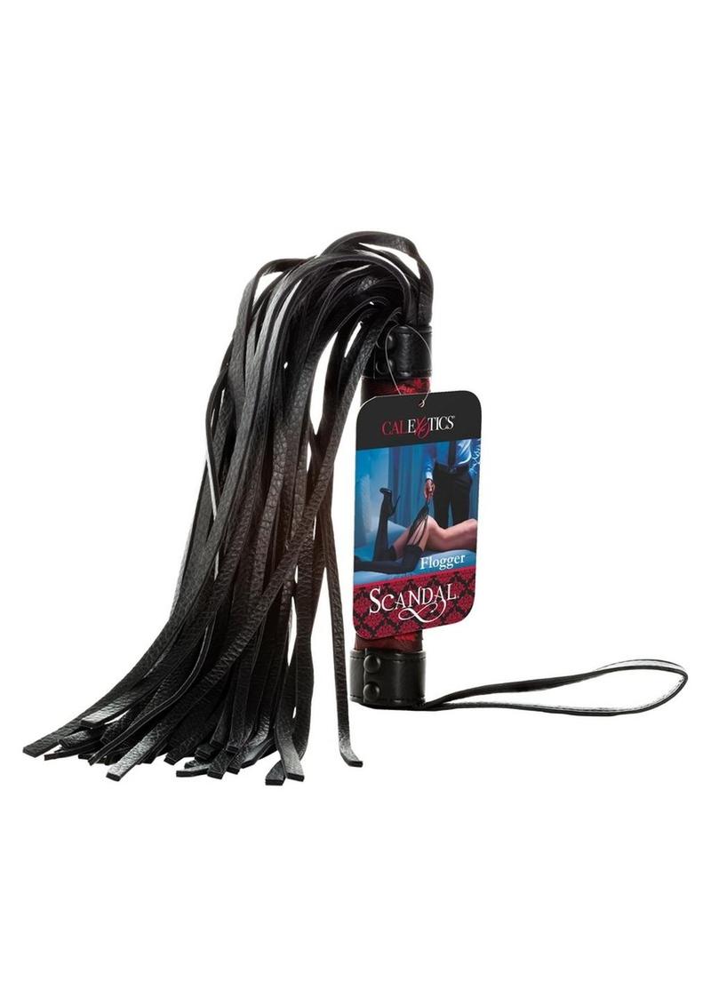 Scandal Flogger With Tag Waterproof Black And Red