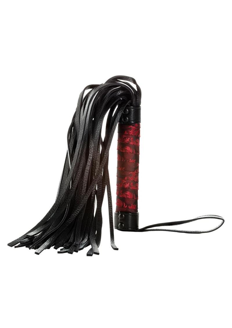 Scandal Flogger With Tag Waterproof Black And Red