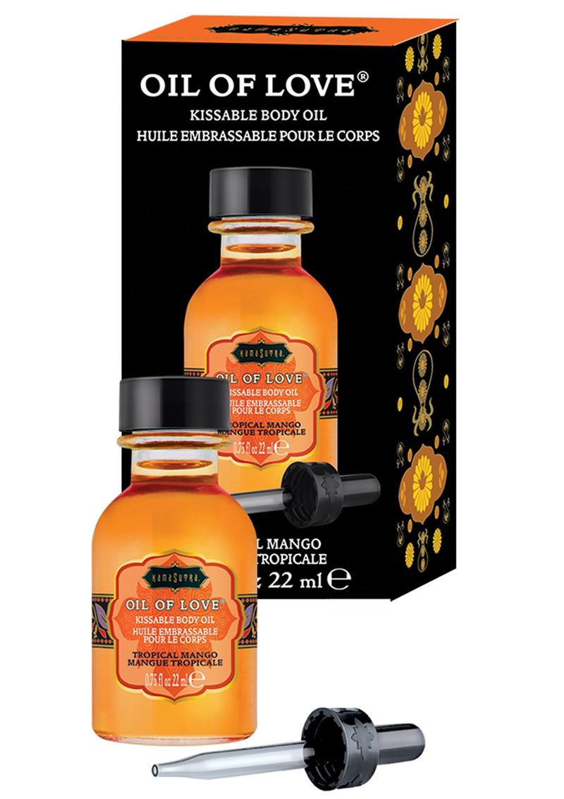 Aceite corporal besable de mango tropical de Oil Of Love, 0,75 onzas