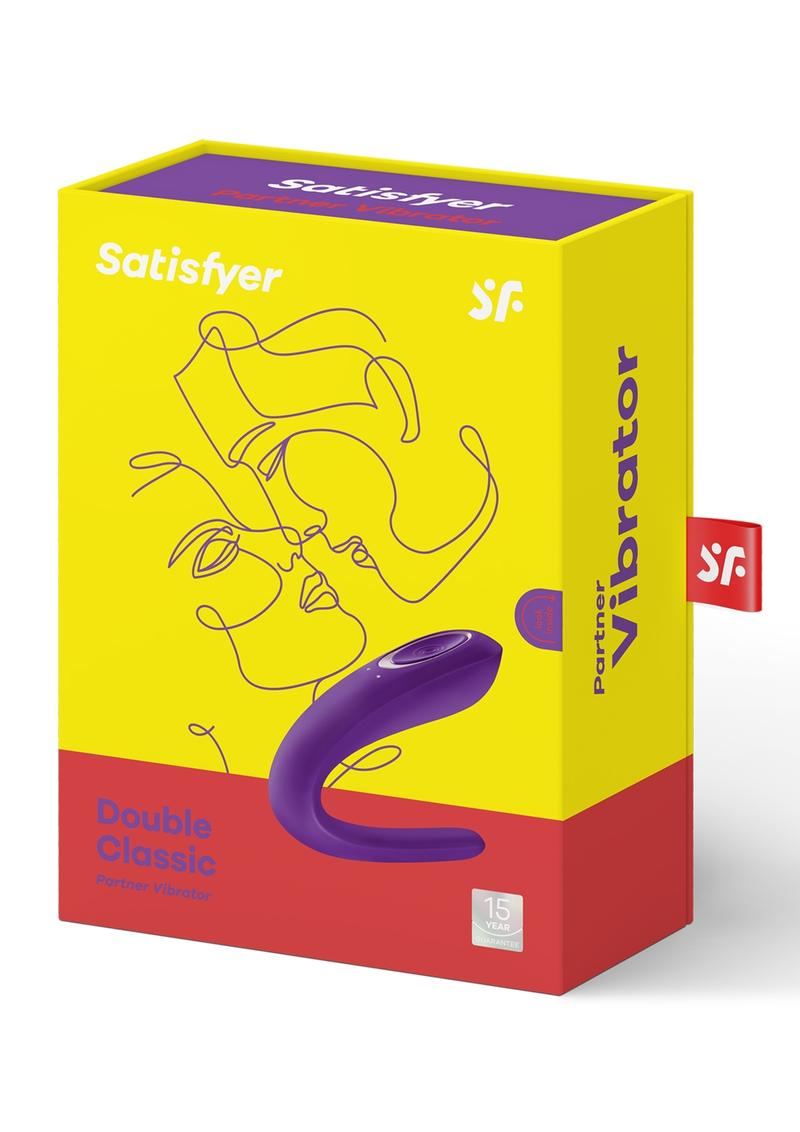 Partner Silicone USB Rechargeable Couples Vibe Purple