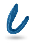 Partner Whale Silicone USB Rechargeable Couples Vibe Waterproof Blue