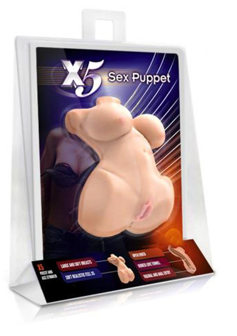 X5 Men Sex Puppet Beige Male Masturbator