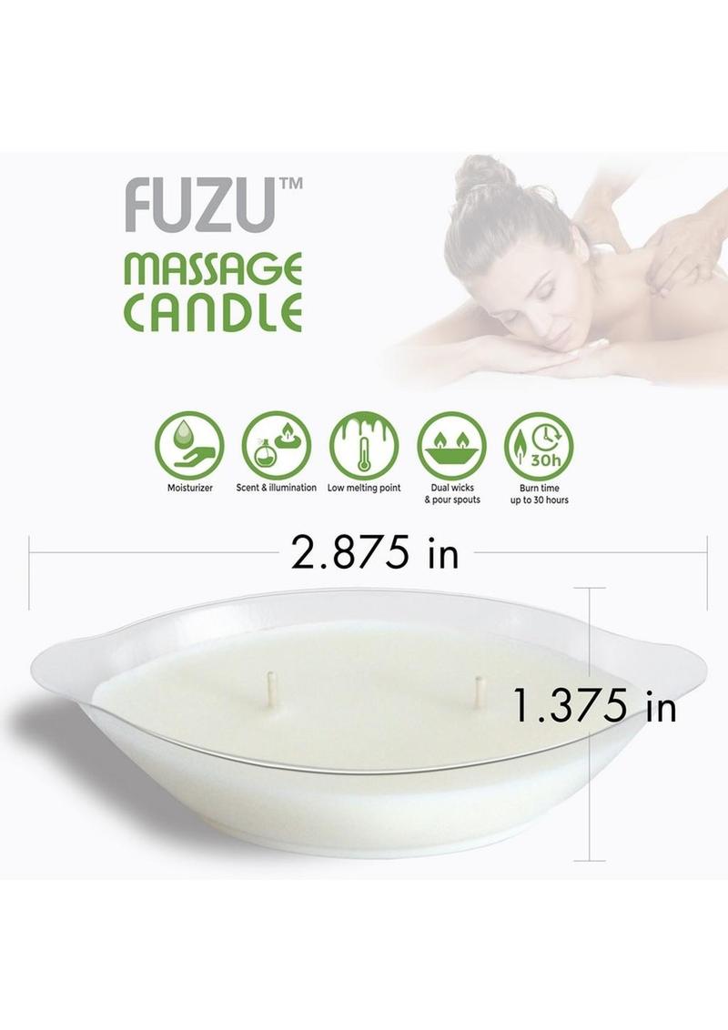 Fuzu Massage Candle Coconut Passion Vegan Friendly 4 Ounce
