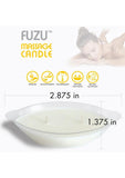 Fuzu Massage Candle Fiji Dates and Lemon Peels Vegan Friendly 4 Ounce