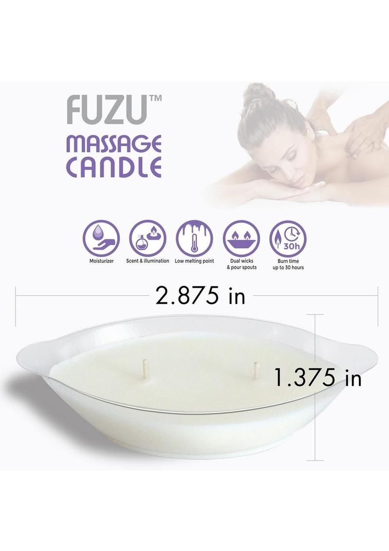 Fuzu Massage Candle Lavender Mist Vegan Friendly 4 Ounce