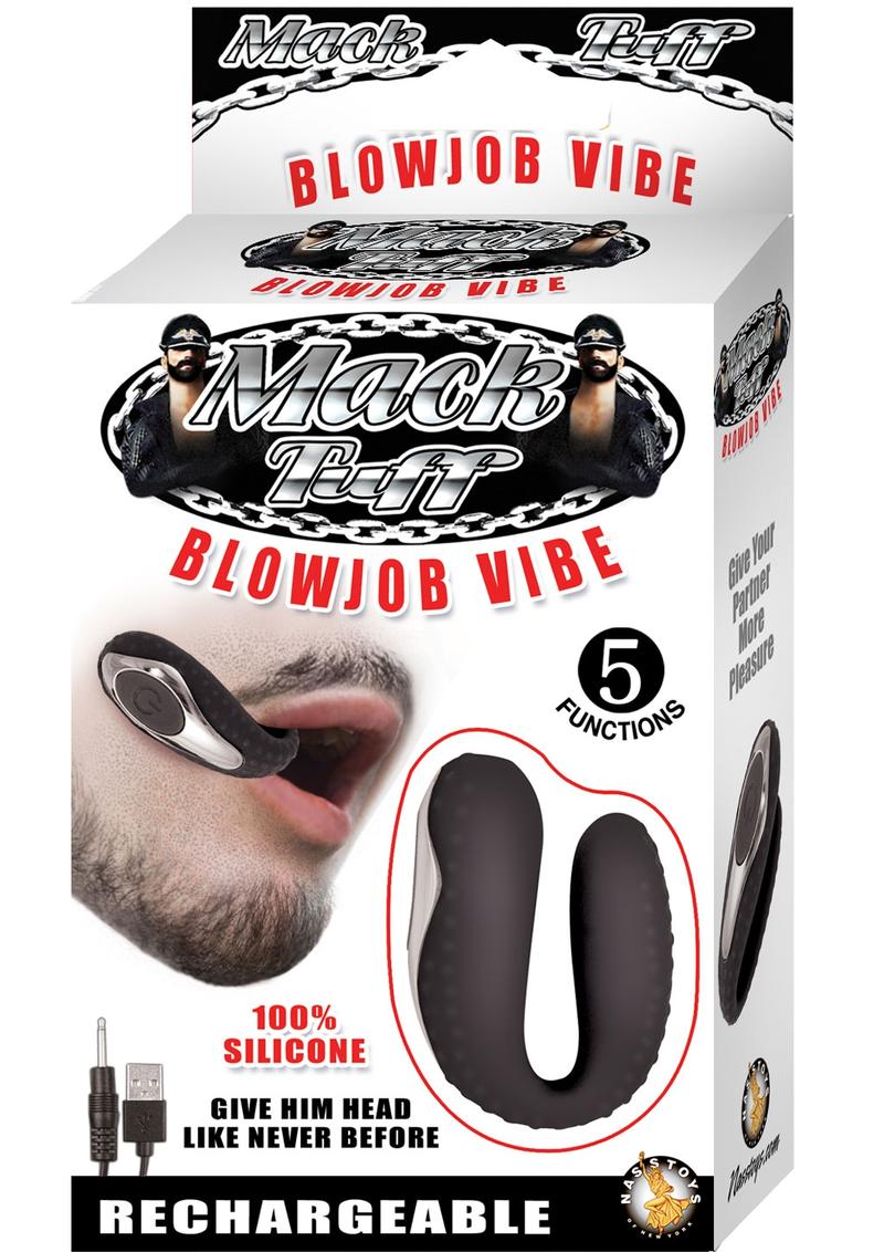 Mack Tuff Silicone Blowjob Vibe Waterproof Black